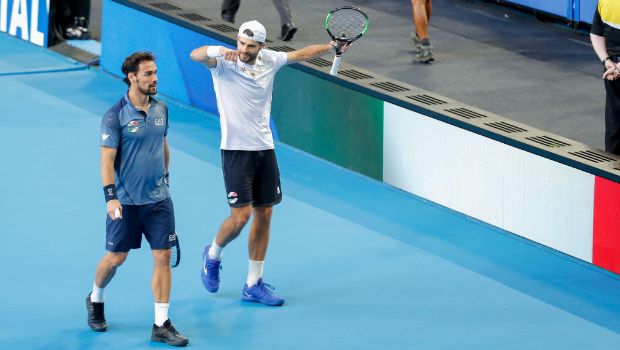 Italy beats the United States to reach the Davis Cup semi-finals