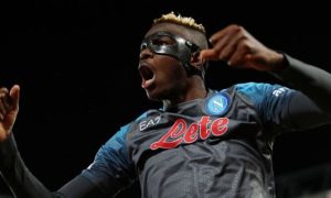 Victor Osimhen double sends Napoli into Champions League quarterfinals for the first time